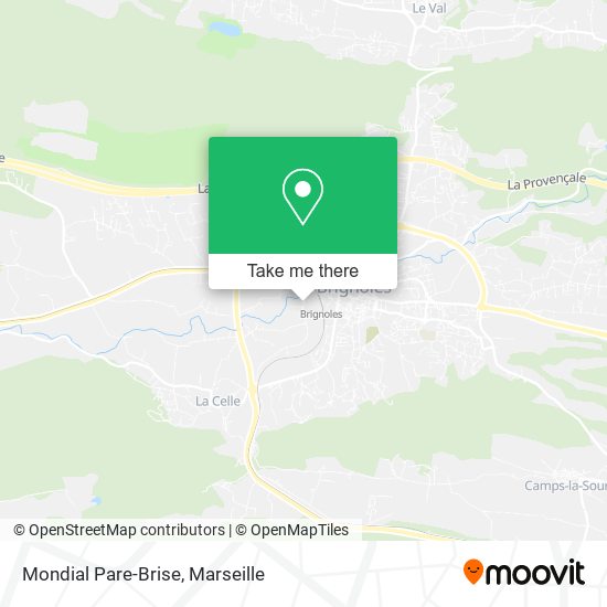 Mondial Pare-Brise map