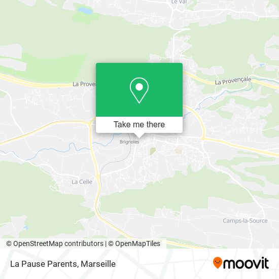 La Pause Parents map