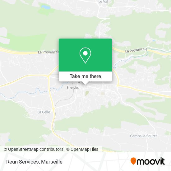 Reun Services map