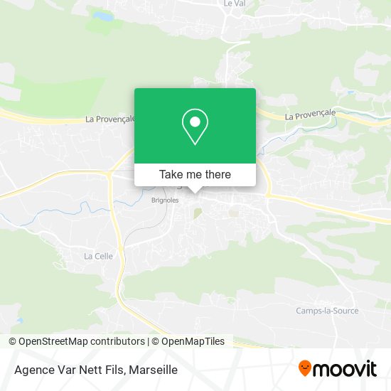 Agence Var Nett Fils map