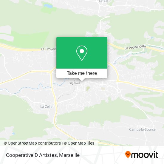 Cooperative D Artistes map