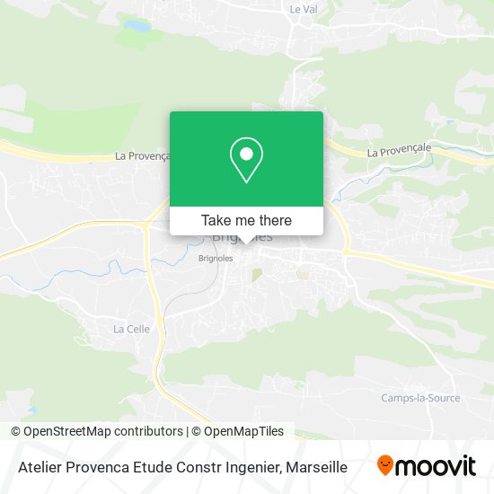 Atelier Provenca Etude Constr Ingenier map
