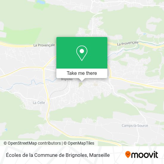 Écoles de la Commune de Brignoles map