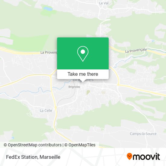 FedEx Station map