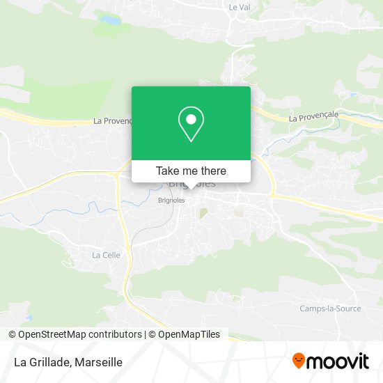 La Grillade map