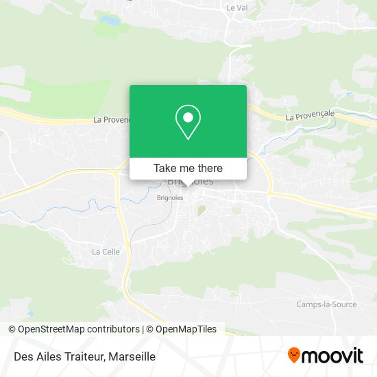 Des Ailes Traiteur map