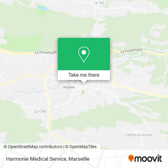 Harmonie Medical Service map