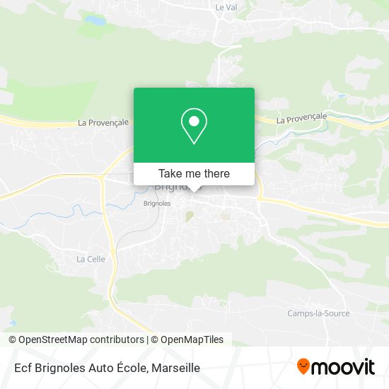 Ecf Brignoles Auto École map
