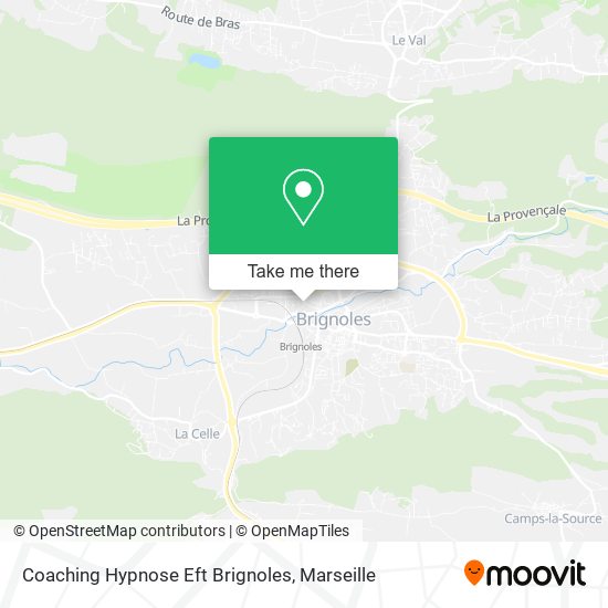 Coaching Hypnose Eft Brignoles map