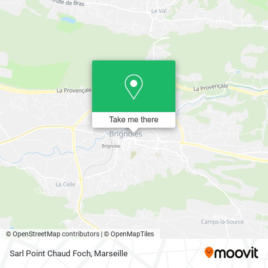 Sarl Point Chaud Foch map