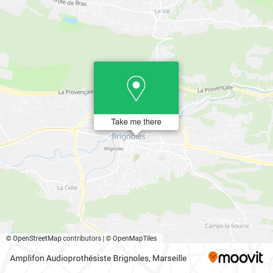 Amplifon Audioprothésiste Brignoles map
