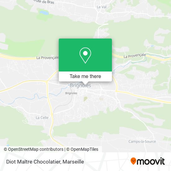 Diot Maître Chocolatier map