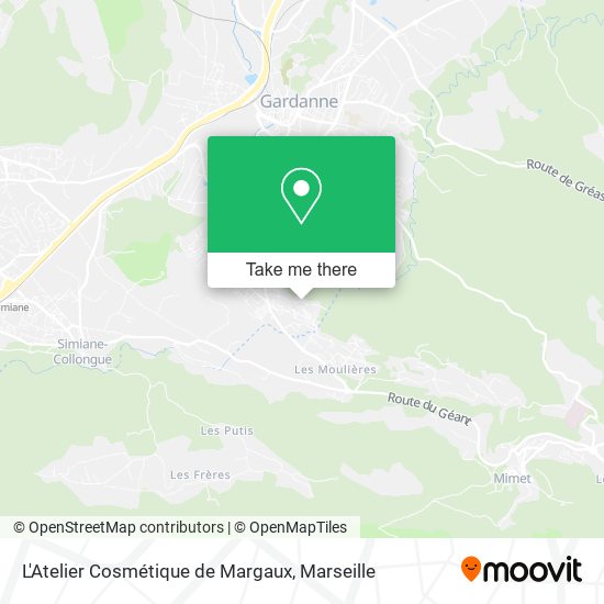L'Atelier Cosmétique de Margaux map