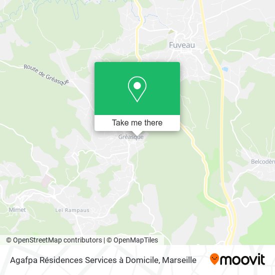 Agafpa Résidences Services à Domicile map