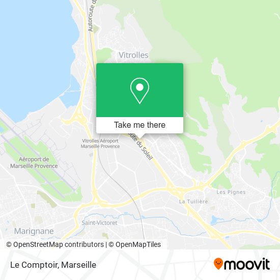 Le Comptoir map