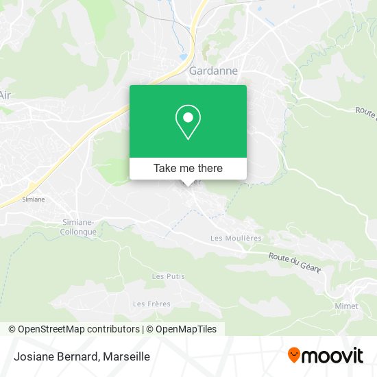 Josiane Bernard map