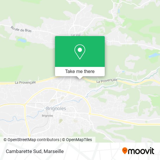 Cambarette Sud map