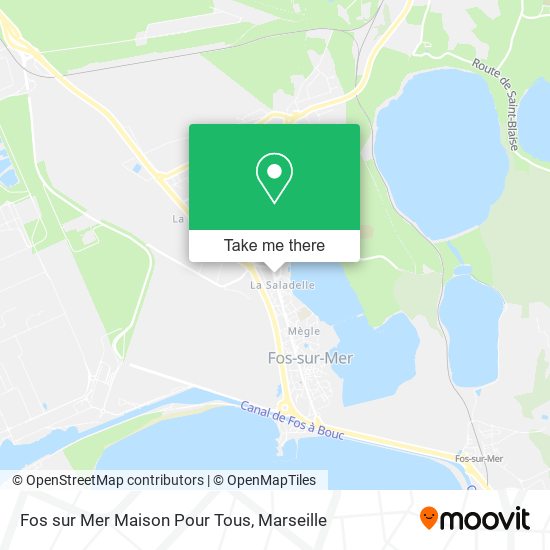 Fos sur Mer Maison Pour Tous map