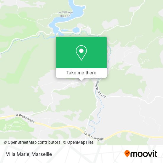 Villa Marie map