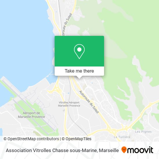 Mapa Association Vitrolles Chasse sous-Marine