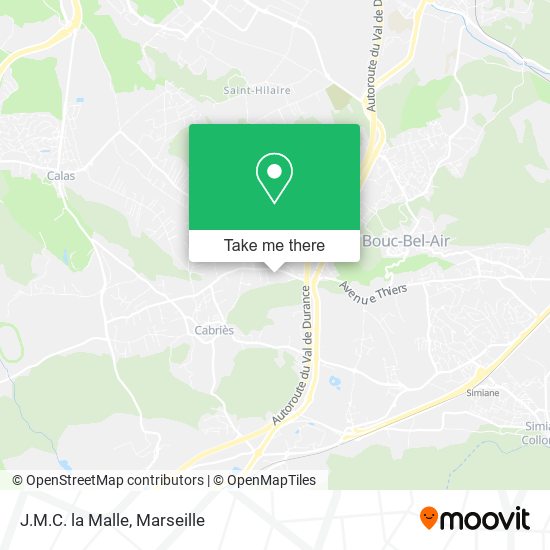 J.M.C. la Malle map