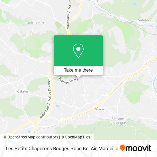 Les Petits Chaperons Rouges Bouc Bel Air map