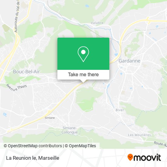 La Reunion le map