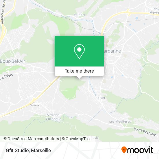 Gfit Studio map
