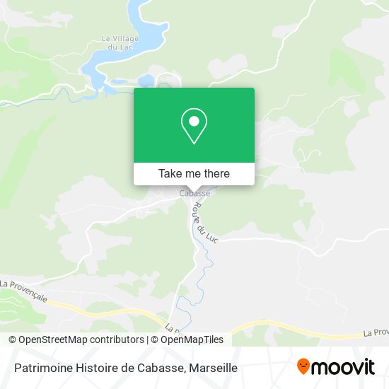 Patrimoine Histoire de Cabasse map