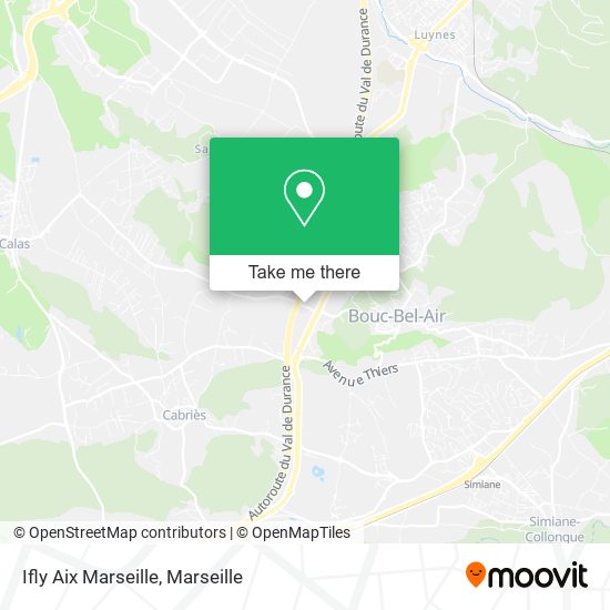 Ifly Aix Marseille map