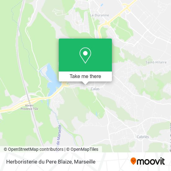 Herboristerie du Pere Blaize map