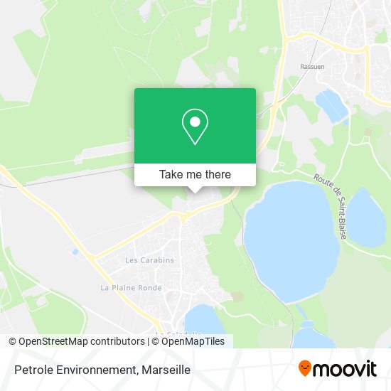 Petrole Environnement map