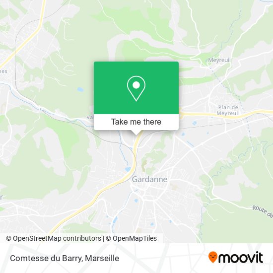 Comtesse du Barry map
