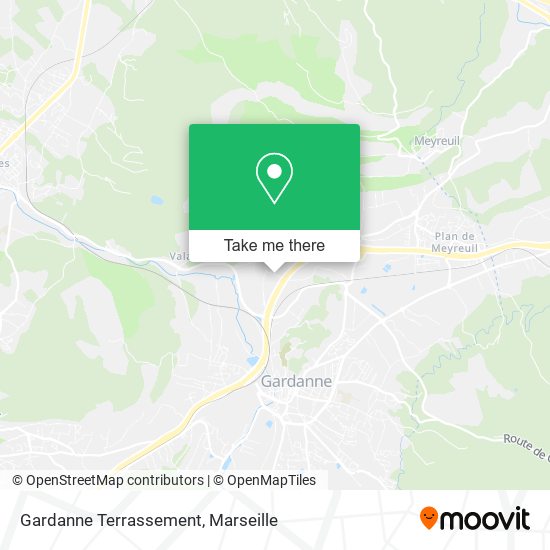 Gardanne Terrassement map