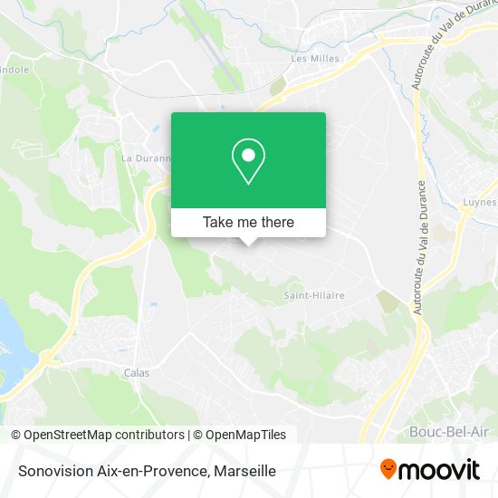 Sonovision Aix-en-Provence map