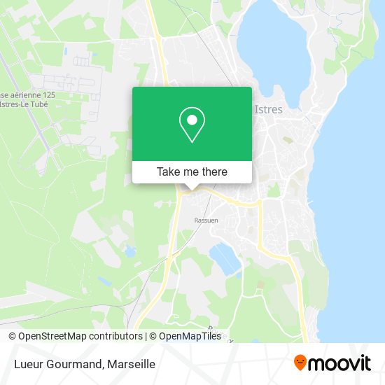 Lueur Gourmand map