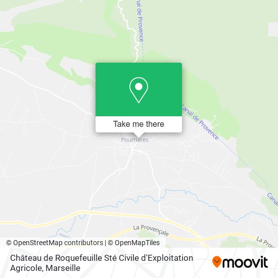 Château de Roquefeuille Sté Civile d'Exploitation Agricole map