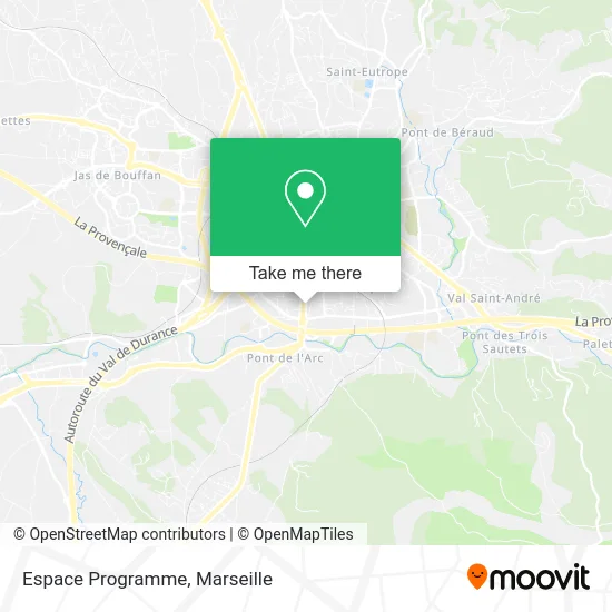 Espace Programme map