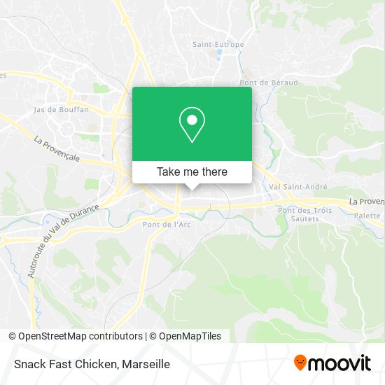 Mapa Snack Fast Chicken