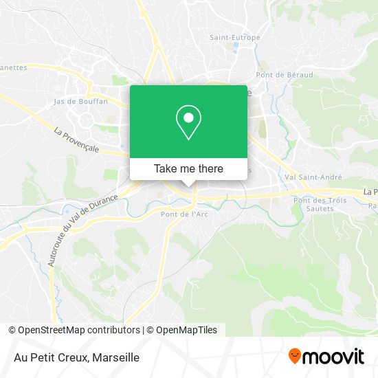 Au Petit Creux map