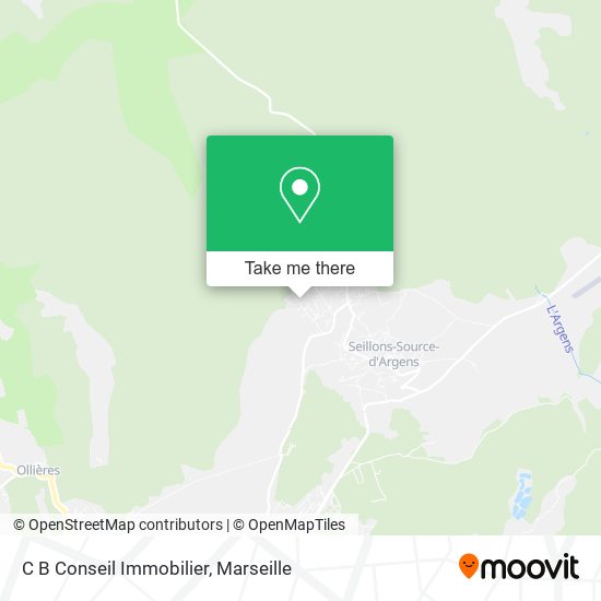C B Conseil Immobilier map