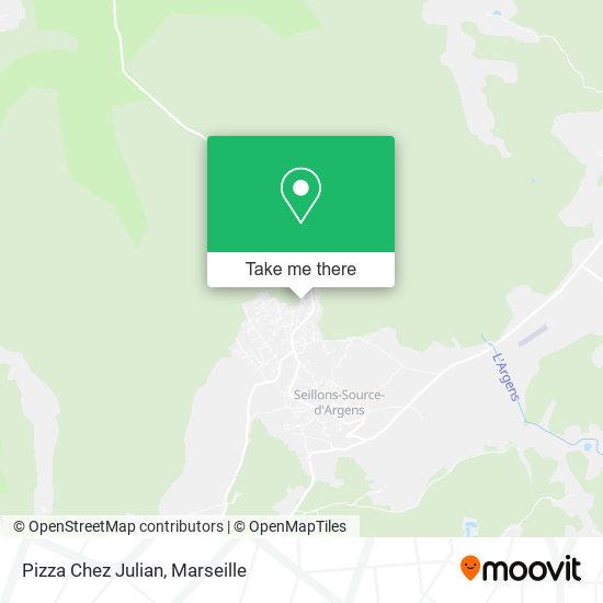 Pizza Chez Julian map