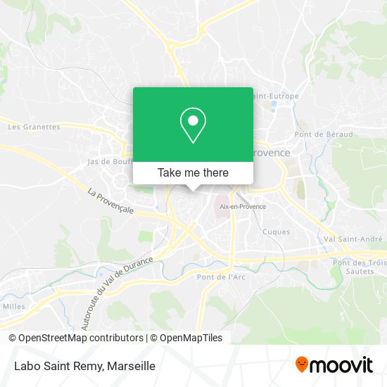 Labo Saint Remy map