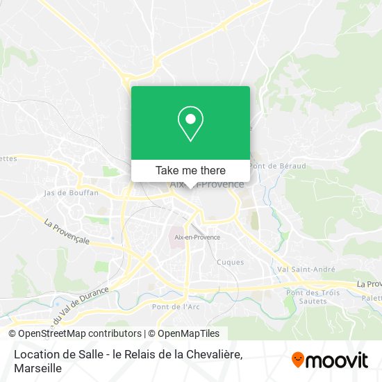 Location de Salle - le Relais de la Chevalière map