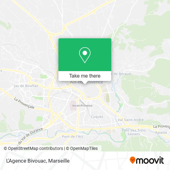 L'Agence Bivouac map