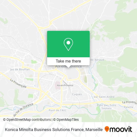 Konica Minolta Business Solutions France map