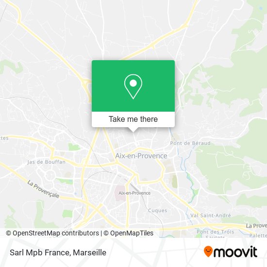 Sarl Mpb France map