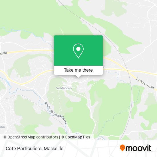 Côté Particuliers map