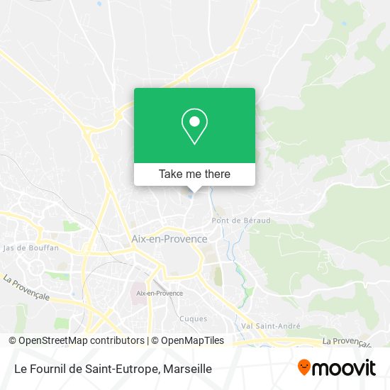 Le Fournil de Saint-Eutrope map