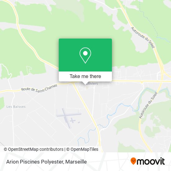 Arion Piscines Polyester map